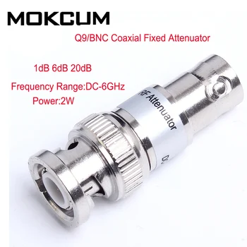 2W 50ohm Q9/BNC Connector Coaxial Fixed Attenuators DC-6 GHz 1dB 6dB 20dB SMA JK Frequency Fixed Connectors Attenuator
2W 50ohm Q9/BNC Connector Coaxial Fixed Attenuators DC-6 GHz 1dB 6dB 20dB SMA JK Frequency Fixed Connectors Attenuator