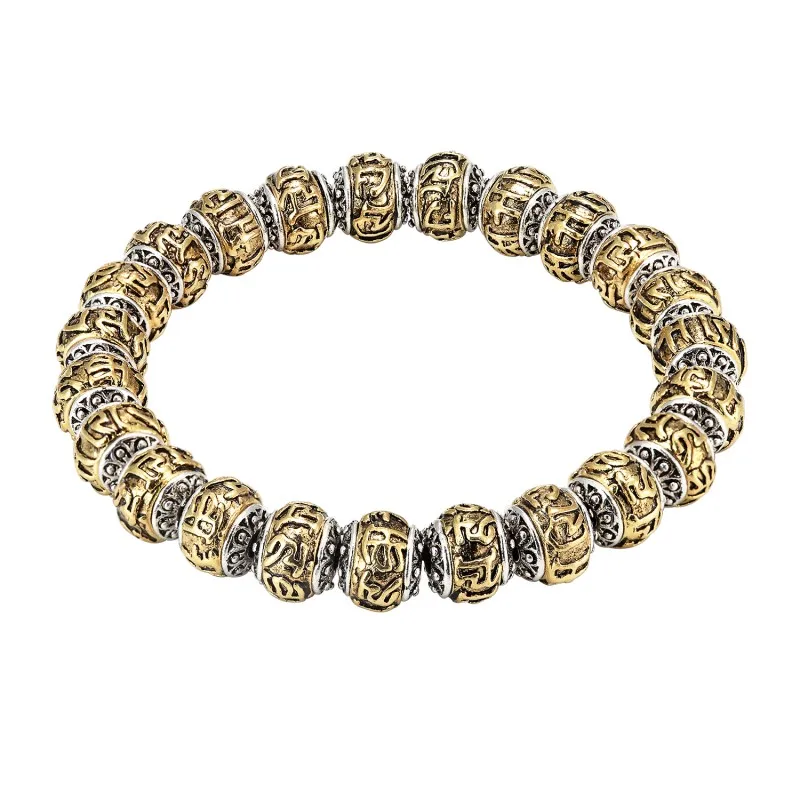 Aizhixiu10mm Buddhist Men's Bracelet Women's Six Words Mantra Bracelet Hombres Pulseiras OM MANI PADME HUM Amulet Bead Bracelet
Aizhixiu10mm Buddhist Men's Bracelet Women's Six Words Mantra Bracelet Hombres Pulseiras OM MANI PADME HUM Amulet Bead Bracelet