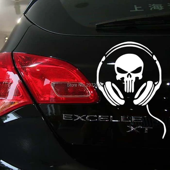 10 x Funny Skull Car Stickers Earphone Ghost Decoration Decal for Toyota Renault Volkswagen Tesla Opel Hyundai Kia Lada
10 x Funny Skull Car Stickers Earphone Ghost Decoration Decal for Toyota Renault Volkswagen Tesla Opel Hyundai Kia Lada