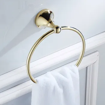 Golden Towel Ring Wall Mounted Towel Bar Bathroom Accessories Bath Towel Holder KD872
Golden Towel Ring Wall Mounted Towel Bar Bathroom Accessories Bath Towel Holder KD872