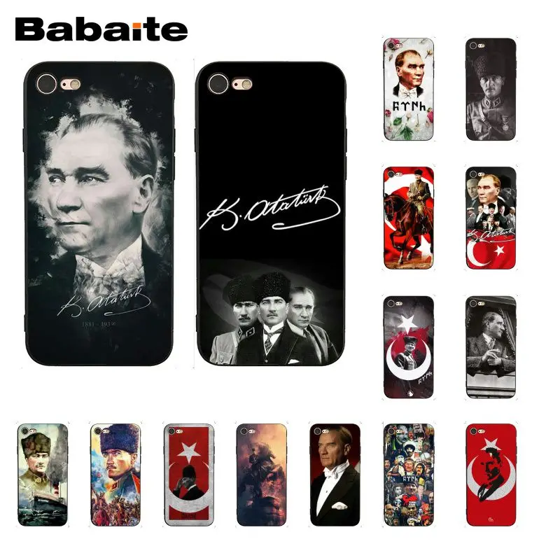 Babaite Turkey Mustafa Kemal Ataturk Phone Case for iphone 11 Pro 11Pro Max 8 7 6 6S Plus X XS MAX 5 5S SE XR
Babaite Turkey Mustafa Kemal Ataturk Phone Case for iphone 11 Pro 11Pro Max 8 7 6 6S Plus X XS MAX 5 5S SE XR