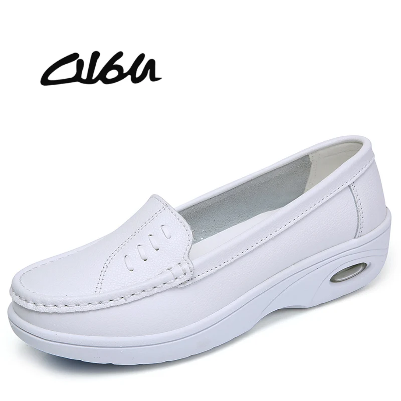 O16U Women Nurse White Career Loafers Flat Shoes Genuine Lather Casual Office Shoes rubber Sole Doctor Hospital Nursing Flats
O16U Women Nurse White Career Loafers Flat Shoes Genuine Lather Casual Office Shoes rubber Sole Doctor Hospital Nursing Flats