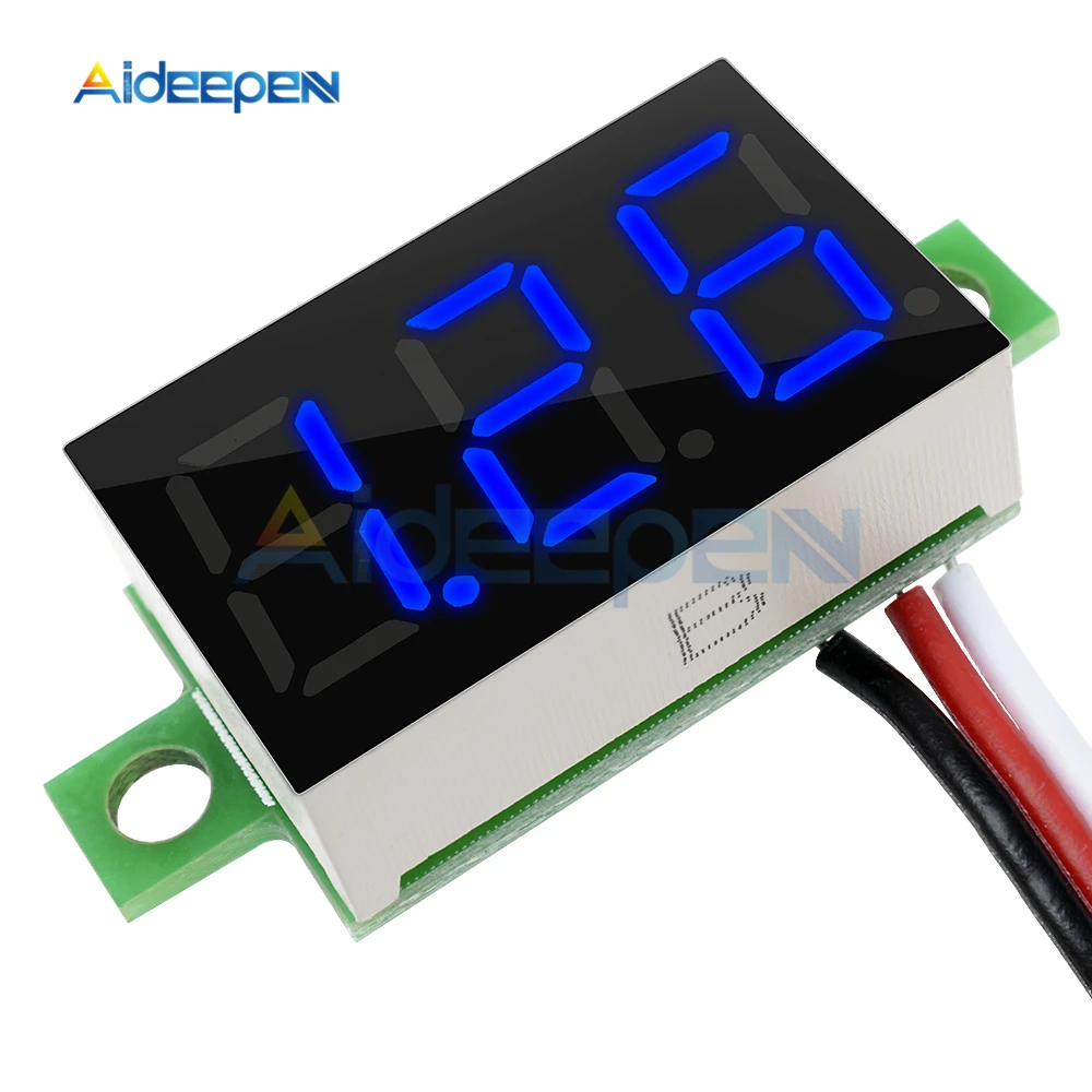 0.36 Inch Mini Digital Voltmeter Voltage Tester Meter DC 0-30V Blue LED Screen Electronic Parts Accessories Digital Voltmeter
0.36 Inch Mini Digital Voltmeter Voltage Tester Meter DC 0-30V Blue LED Screen Electronic Parts Accessories Digital Voltmeter