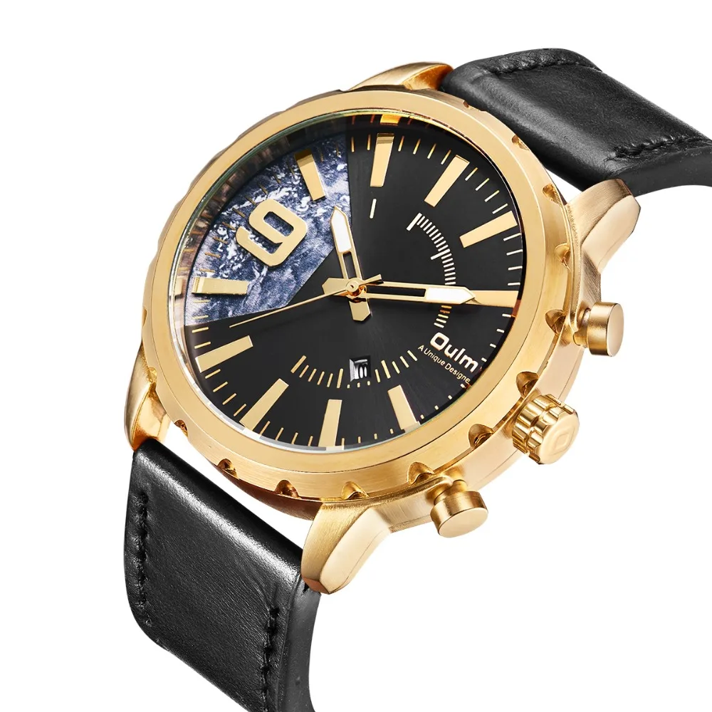 OULM Brand Luxury Men's Watch Sport relojes Japan Double Movement Round Dial Compass Function Military Cool Stylish Wristwatches
OULM Brand Luxury Men's Watch Sport relojes Japan Double Movement Round Dial Compass Function Military Cool Stylish Wristwatches