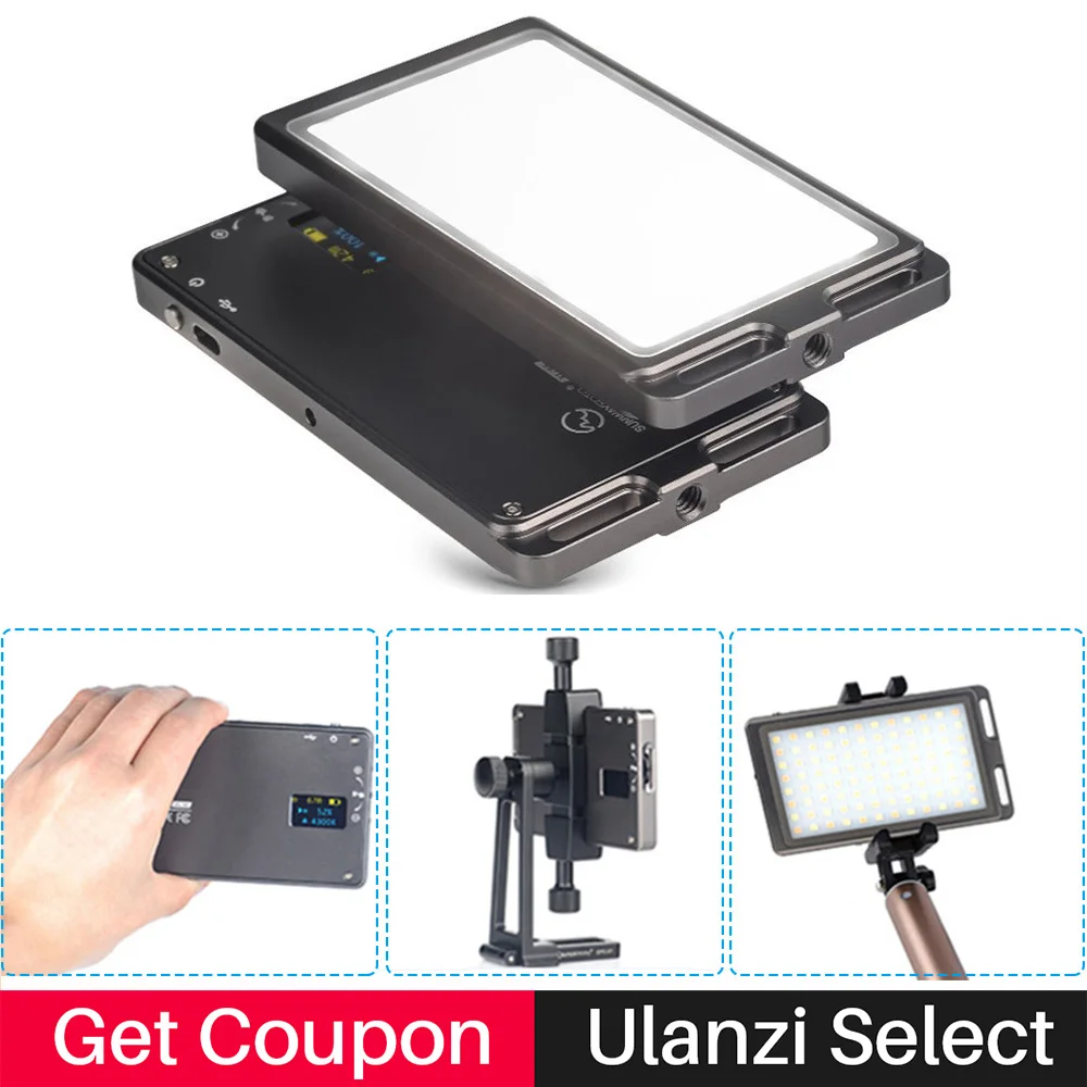 Professional Mini LED Video Light 3000K-5500K Stepless Output Control Rechargeable LED Panel on Camera for Nikon Canon DSLR
Professional Mini LED Video Light 3000K-5500K Stepless Output Control Rechargeable LED Panel on Camera for Nikon Canon DSLR