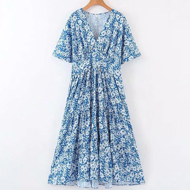 Fandy Lokar Floral Printed Dresses Women Fashion Elastic Waist Dress Women Elegant Leisure MIdi Dresses Female Ladies GI
Fandy Lokar Floral Printed Dresses Women Fashion Elastic Waist Dress Women Elegant Leisure MIdi Dresses Female Ladies GI