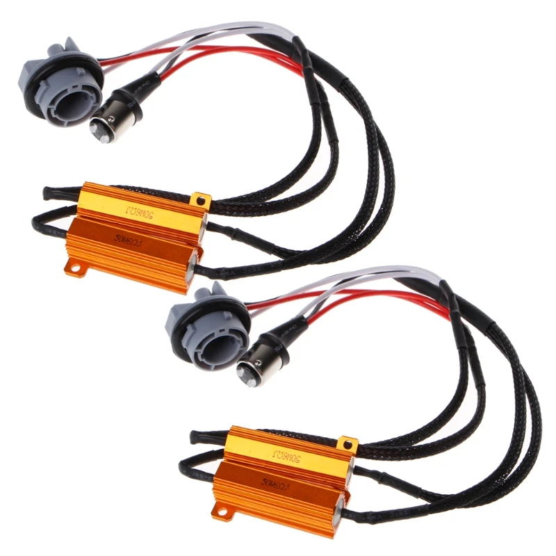 2PCS 1157 Load Resistor Decoder LED Bulb Hyper Flash Turn Signal Light Canceller Automobiles Car Light Accessories
2PCS 1157 Load Resistor Decoder LED Bulb Hyper Flash Turn Signal Light Canceller Automobiles Car Light Accessories