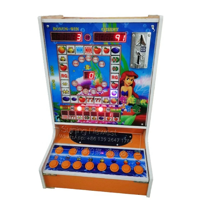 Фото Beautiful Girl Lady Tabletop Fruit Casino Jackpot Bonus Games Gambling Square Roulette Slot Machine | Спорт и развлечения