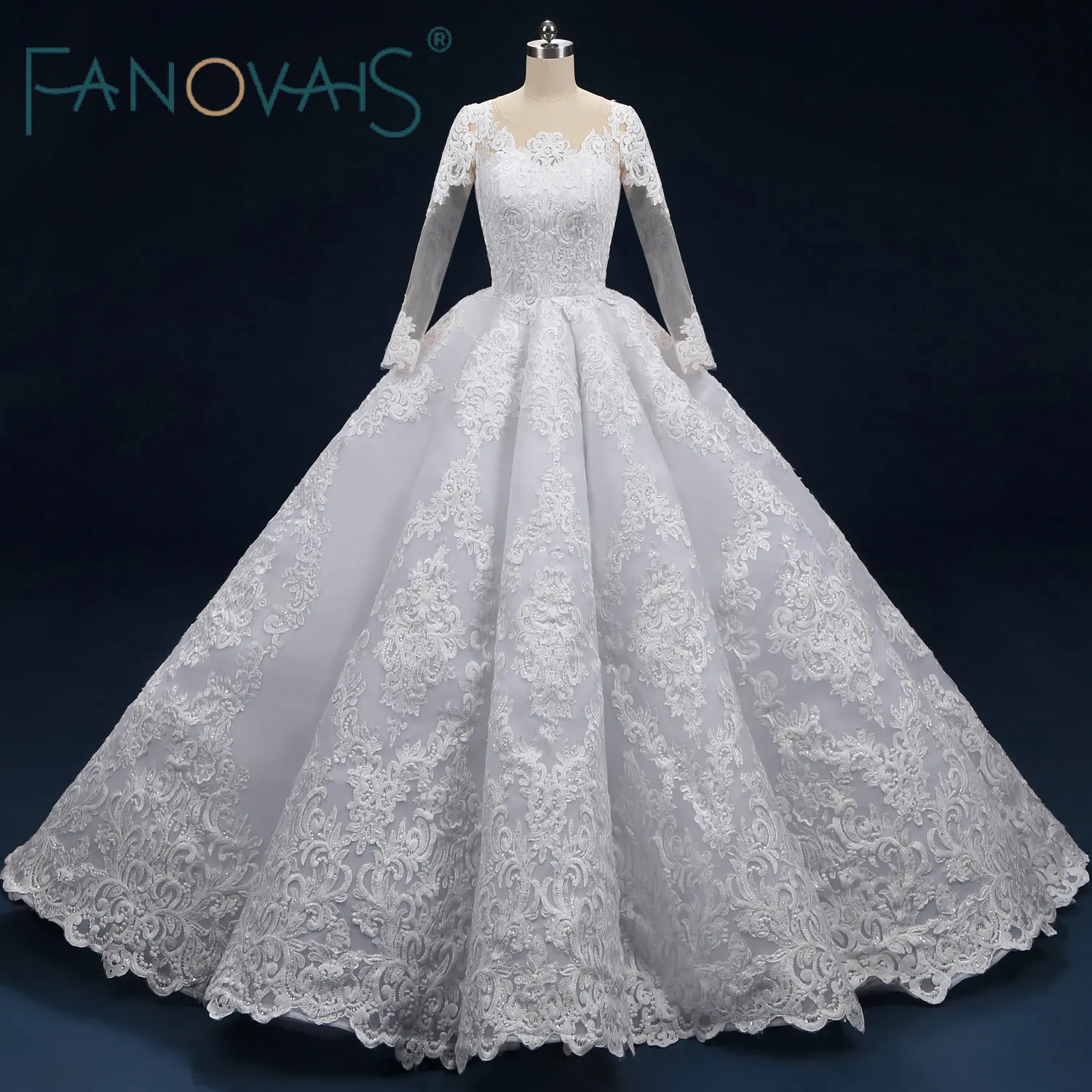 Lace Wedding Dresses Long Sleeves Ball Gown 2019 Wedding Dress Ruffled Wedding Dress Robe Mariee Blanche Suknia Slubna
Lace Wedding Dresses Long Sleeves Ball Gown 2019 Wedding Dress Ruffled Wedding Dress Robe Mariee Blanche Suknia Slubna