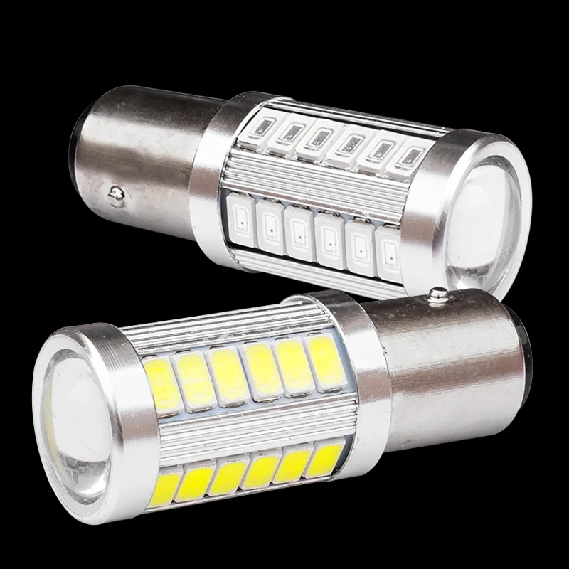 2PCS 1157 P21/5W BAY15D Super Bright 33 SMD 5630 5730 LED Auto Brake Light Rear Fog Lamps 21/5w Car DRL Driving light Stop Bulbs
2PCS 1157 P21/5W BAY15D Super Bright 33 SMD 5630 5730 LED Auto Brake Light Rear Fog Lamps 21/5w Car DRL Driving light Stop Bulbs