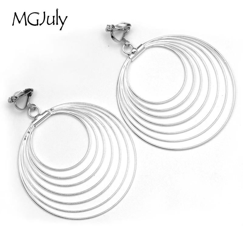 Geometry Round Earring No Hole Ear Clips Multi-Layer Metal Circle Clip Earrings Without Piercing Women Big Earring Jewelry CE159
Geometry Round Earring No Hole Ear Clips Multi-Layer Metal Circle Clip Earrings Without Piercing Women Big Earring Jewelry CE159