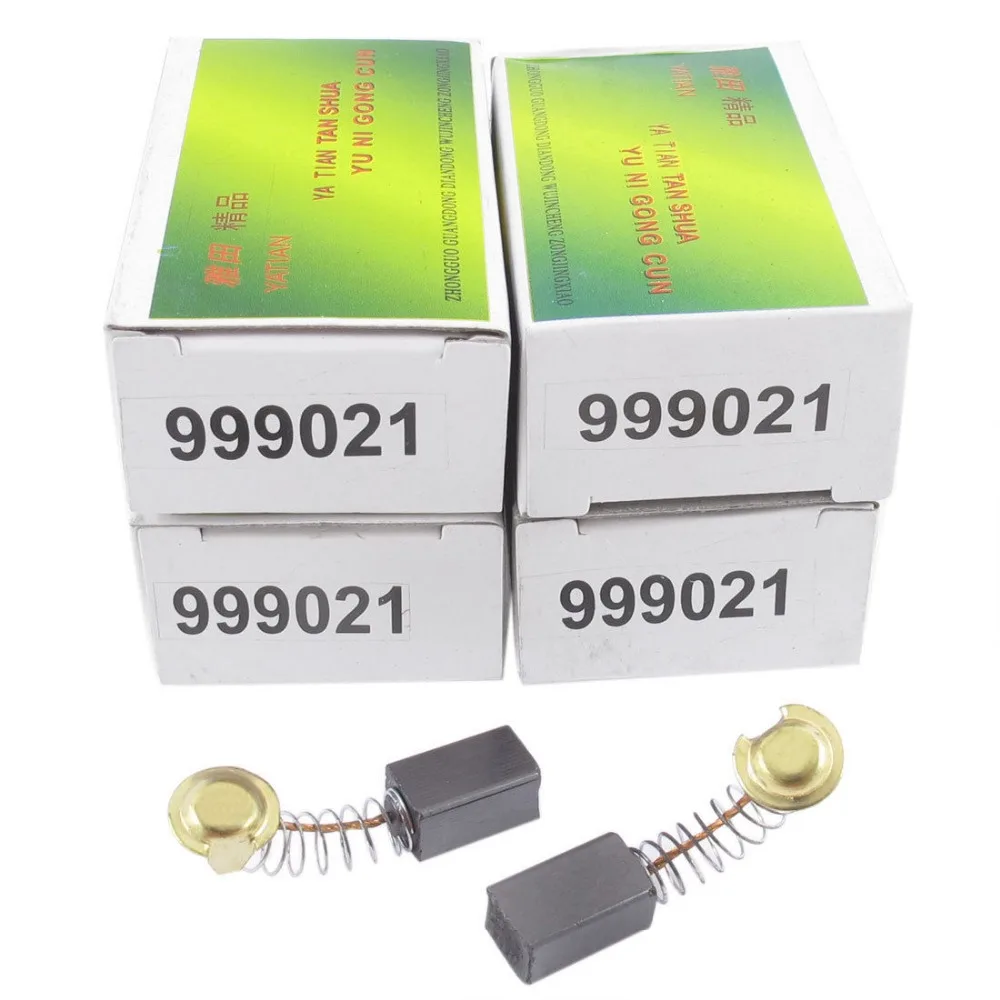 10 Pcs Electric Motor Carbon Brush 6 x 7 x 12mm for Hitachi 999021