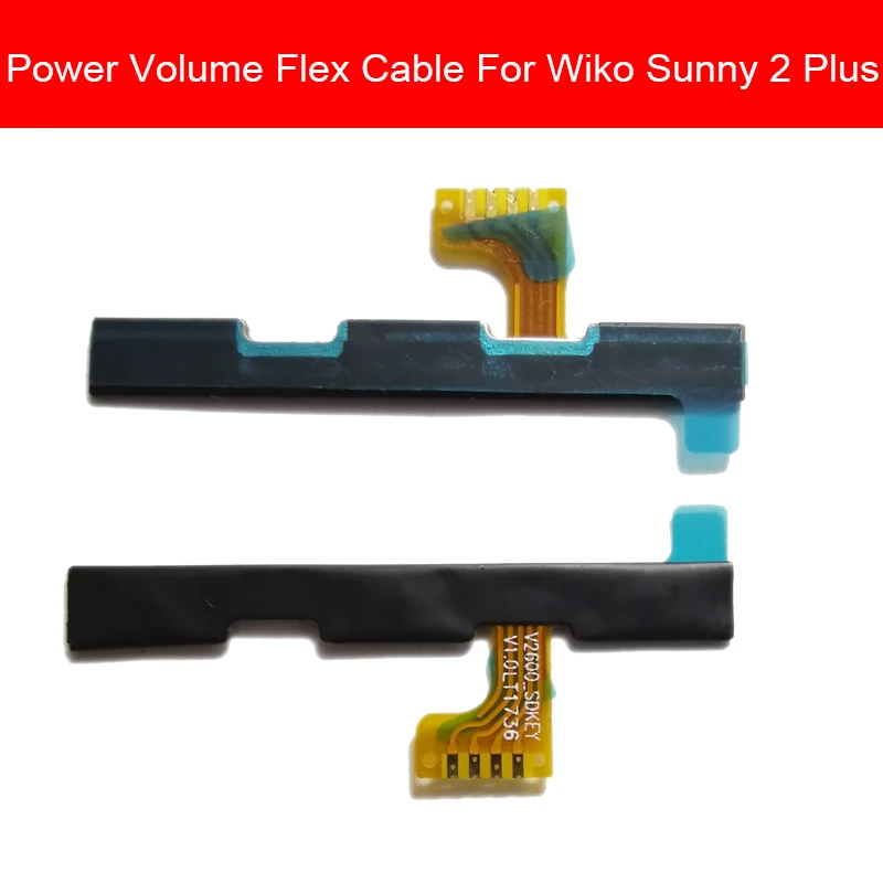 Switch On/off Control Power Flex Cable For Wiko Sunny 2 Plus 2plus 2+ Up/low Volume Side Key Lock Screen Button Part | Мобильные