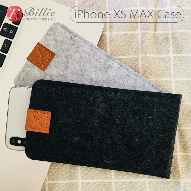 Phone Bag Wool Felt Envelope Purse Case Bag For iPhone XS Cases Cover Mobile Phone Handmade bags For iphone xs max 6.5inch Gray
Phone Bag Wool Felt Envelope Purse Case Bag For iPhone XS Cases Cover Mobile Phone Handmade bags For iphone xs max 6.5inch Gray