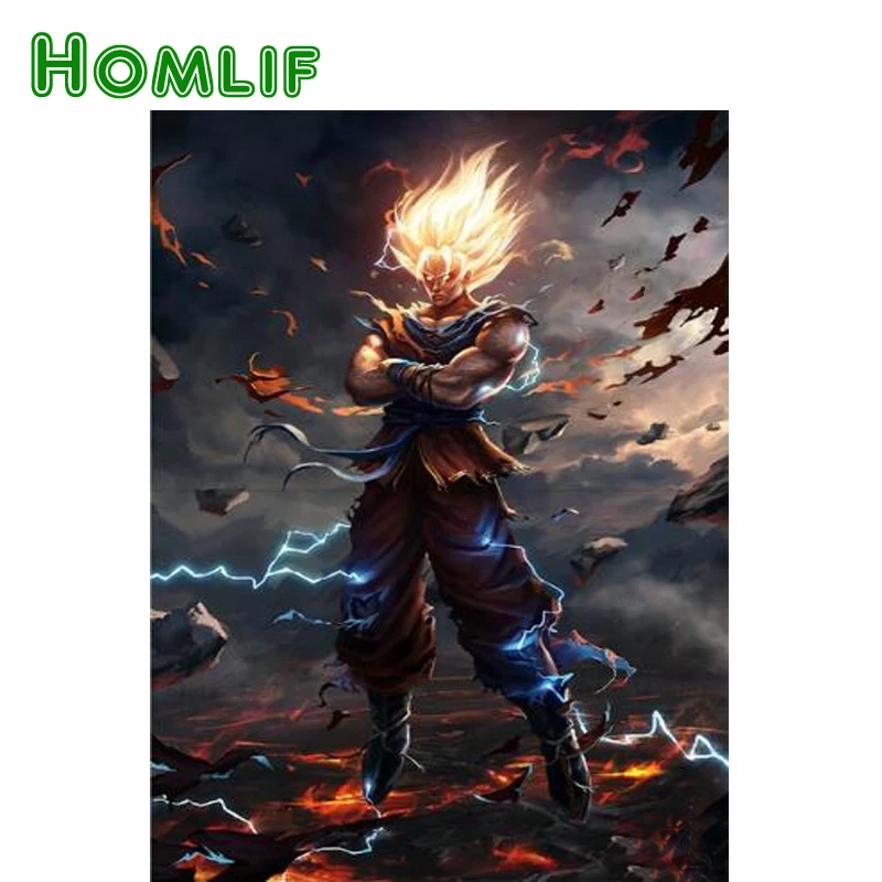 HOMLIF 5D DIY Diamond Painting Dragon Ball Z Diamond Embroidery Painting Cross Stitch Rhinestone Decoration needlework wall
HOMLIF 5D DIY Diamond Painting Dragon Ball Z Diamond Embroidery Painting Cross Stitch Rhinestone Decoration needlework wall
