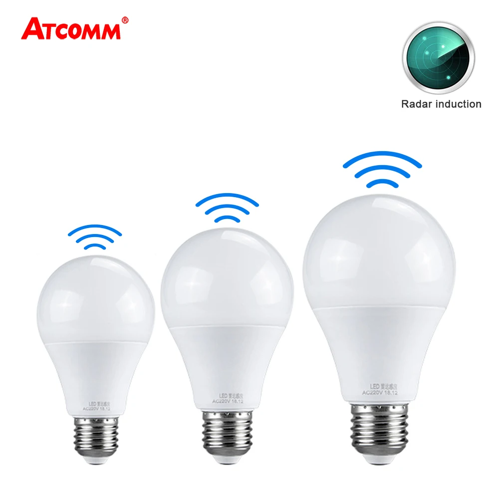 Radar Sensor Ampoule LED E27 10W 15W 20W 220V Smart Lamp Motion Sensor Auto ON/OFF Night Light 6500K A65 A70 A80
Radar Sensor Ampoule LED E27 10W 15W 20W 220V Smart Lamp Motion Sensor Auto ON/OFF Night Light 6500K A65 A70 A80