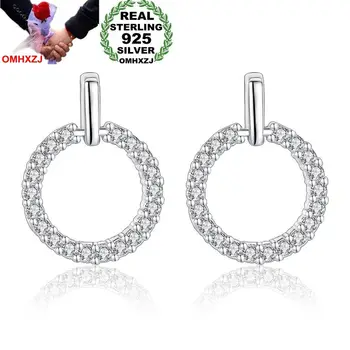 OMHXZJ Wholesale Personality Fashion OL Woman Girl Wedding Gift White Circle Zircon S925 Sterling Silver Stud Earrings YS466
OMHXZJ Wholesale Personality Fashion OL Woman Girl Wedding Gift White Circle Zircon S925 Sterling Silver Stud Earrings YS466