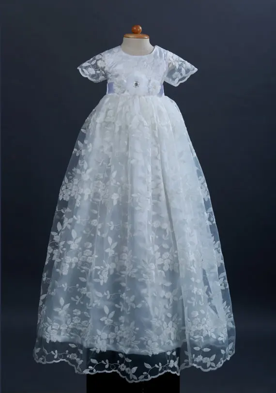 2016 Enchanting Baby Christening Dress Baptism Gown Baby Girl Flower Lace First Communion Dresses WITH BONNET 0-24month
2016 Enchanting Baby Christening Dress Baptism Gown Baby Girl Flower Lace First Communion Dresses WITH BONNET 0-24month