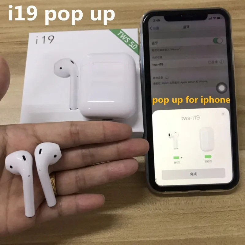 Yinew Mini i19 tws Wireless Bluetooth Earphone touch control earbuds air-pods wireless charging Case For Meizu pop xiaomi huawei
Yinew Mini i19 tws Wireless Bluetooth Earphone touch control earbuds air-pods wireless charging Case For Meizu pop xiaomi huawei