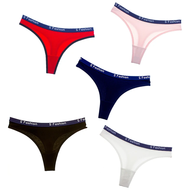 Fashion 1PC Cotton Breathable Seamless Ladies G-string Panties Letters Sexy Popular Solid Low Waist G-string
Fashion 1PC Cotton Breathable Seamless Ladies G-string Panties Letters Sexy Popular Solid Low Waist G-string