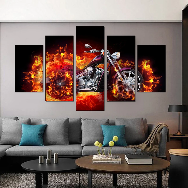 Motorcycle Modern home decor Canvas Print Painting By Numbers Frameless Wall Art Picture For Living Room Modular Fire picture
Motorcycle Modern home decor Canvas Print Painting By Numbers Frameless Wall Art Picture For Living Room Modular Fire picture