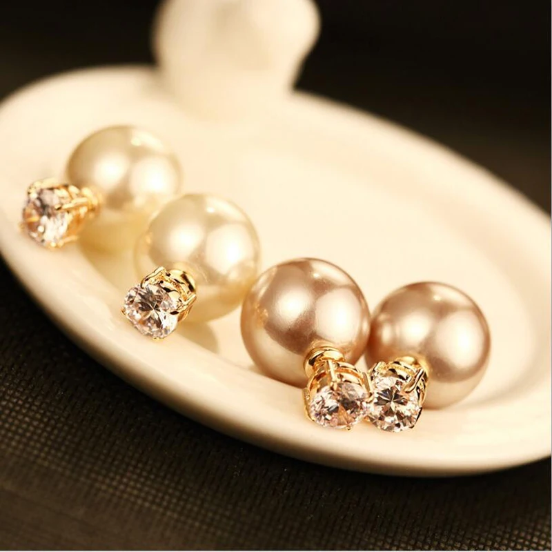 Gold Female Earrings With Simulated Pearl zircon Round Zircon Silver Earrings anti allergy Big Zircon Pearl Earrings For Women
Gold Female Earrings With Simulated Pearl zircon Round Zircon Silver Earrings anti allergy Big Zircon Pearl Earrings For Women