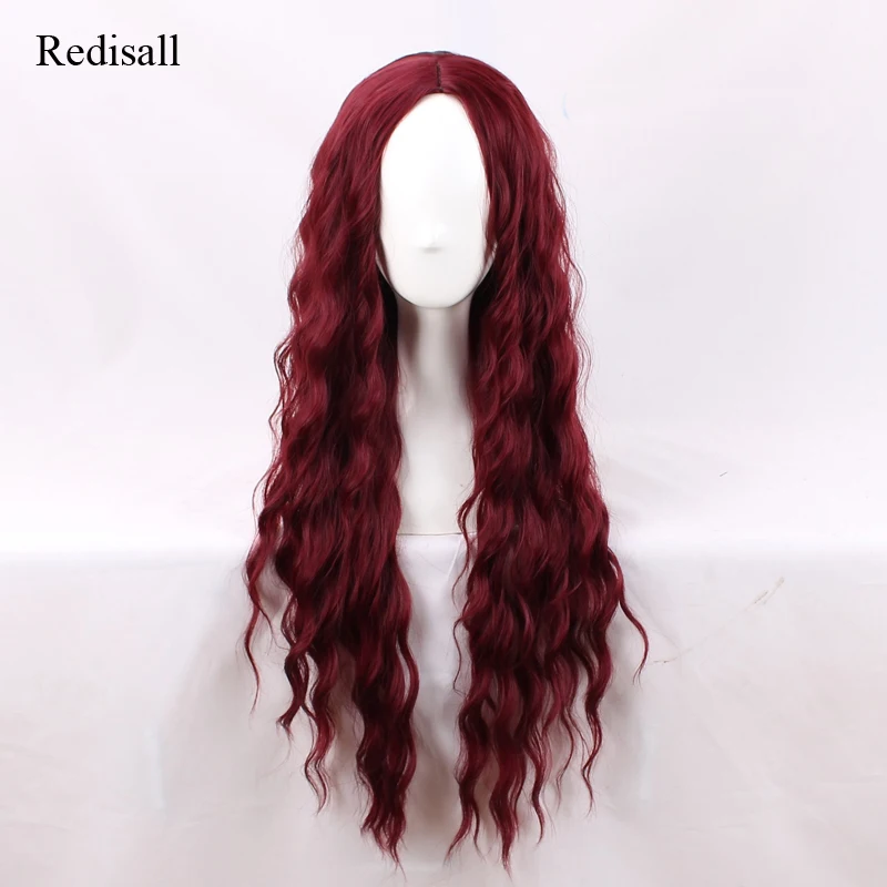 Gothic Style Lolita Cosplay Wig Synthetic Hair Dark Red Curly Wig Halloween Role Playing Hair for Adult
Gothic Style Lolita Cosplay Wig Synthetic Hair Dark Red Curly Wig Halloween Role Playing Hair for Adult