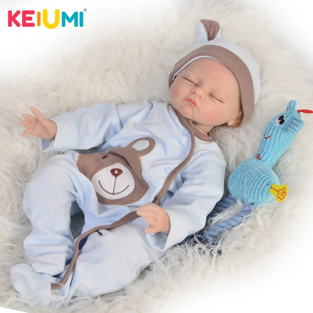 Newest Style55 cm Newborn Doll Soft Silicone Newborn Toy For Girl 22'' Lifelike Reborn Baby Doll Cloth Body Kids Christmas Gifts
Newest Style55 cm Newborn Doll Soft Silicone Newborn Toy For Girl 22'' Lifelike Reborn Baby Doll Cloth Body Kids Christmas Gifts