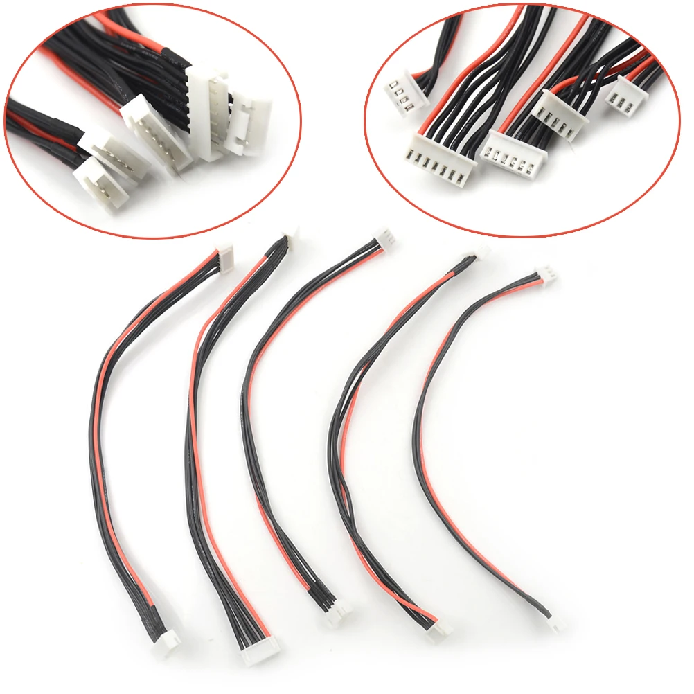 200MM 2S 3S 4S 5S 6S1P Balance Charger Cable 22 AWG Silicon Wire 600V Connector Plug Wire Wholesale
200MM 2S 3S 4S 5S 6S1P Balance Charger Cable 22 AWG Silicon Wire 600V Connector Plug Wire Wholesale