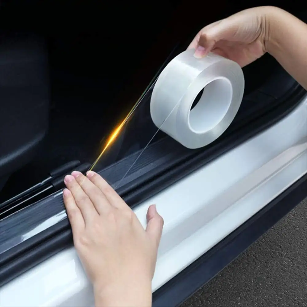 3m 10m Traceless Nano Transparent Tape Car Tuning Car Body Trunk Bumpers Protect Scratchproof Film Trim Sticker Accessories
3m 10m Traceless Nano Transparent Tape Car Tuning Car Body Trunk Bumpers Protect Scratchproof Film Trim Sticker Accessories