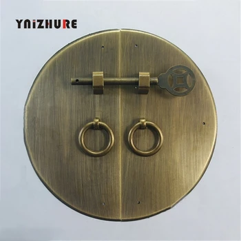 160MM Chinese Furniture Double Door Copper Handle Antique Doorplate Cabinet Door Pull Ring Round Cabinet Handle
160MM Chinese Furniture Double Door Copper Handle Antique Doorplate Cabinet Door Pull Ring Round Cabinet Handle