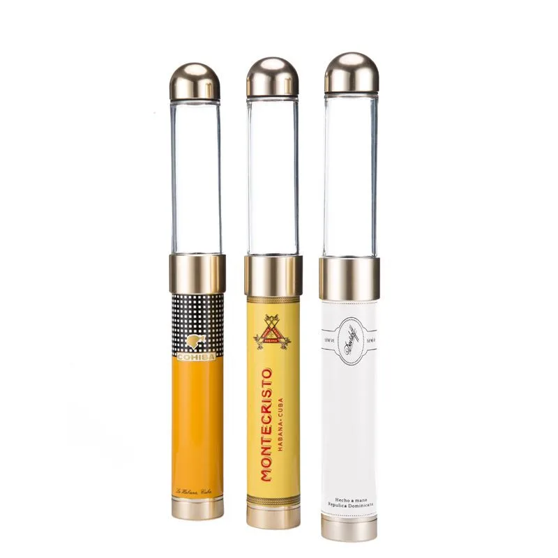 Original COHIBA Smoking Gadgets Adjust Length Cigar Tube Mini Jar Quality Travel Humidor W/ Cigar Punch Humidifier Gift Box
Original COHIBA Smoking Gadgets Adjust Length Cigar Tube Mini Jar Quality Travel Humidor W/ Cigar Punch Humidifier Gift Box