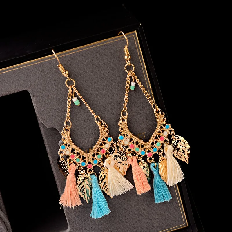 Ethnic Bohemian Drop Dangle Long Fringes Retro Tassel Earrings Tribe Statement Rhombus Earrings For Women Party Jewelry
Ethnic Bohemian Drop Dangle Long Fringes Retro Tassel Earrings Tribe Statement Rhombus Earrings For Women Party Jewelry