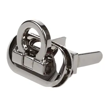 Boutique Metal Round Clasp Turn Lock Twist Lock for DIY Handbag Craft Bag Purse Hardware, Silver
Boutique Metal Round Clasp Turn Lock Twist Lock for DIY Handbag Craft Bag Purse Hardware, Silver