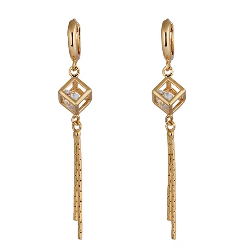 2018 Long Tassel Dangle Earring Jewelry High Quality Earrings for Women Best Gift Fashion design Crystals Wholesale | Украшения и