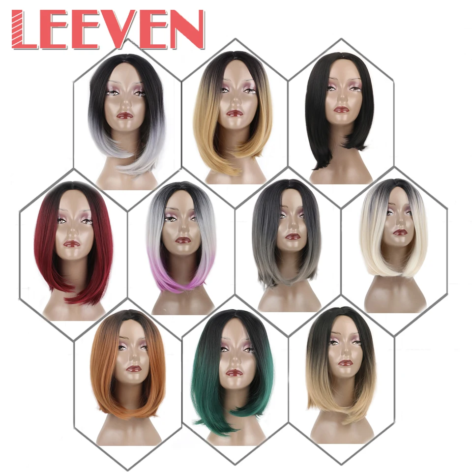 Leeven Short Bob Wigs Synthetic Hair Wig Bangs Cosplay Daily Party Wig for Women peruka Straight Hair Pink Hair
Leeven Short Bob Wigs Synthetic Hair Wig Bangs Cosplay Daily Party Wig for Women peruka Straight Hair Pink Hair