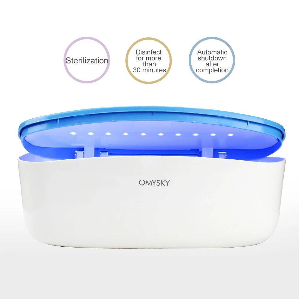 20PCS UVC LED Portable UV Sterilizer Box Disinfection Storage Box for Beauty Tools
20PCS UVC LED Portable UV Sterilizer Box Disinfection Storage Box for Beauty Tools