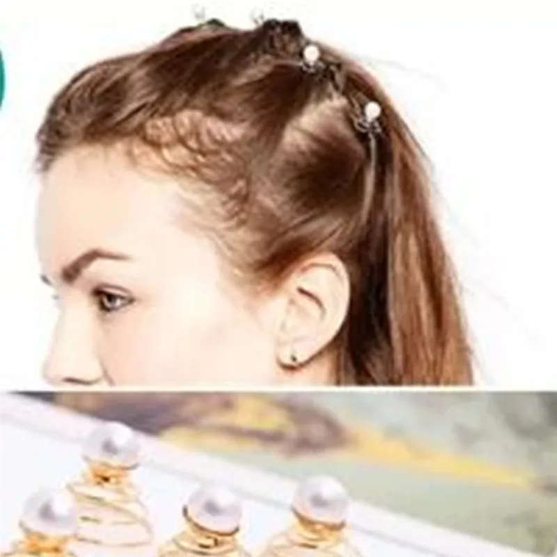 1PCSEuropean and American fine cute pearl hair accessories hairpin small plate made of rotary screw hairpin headdress
1PCSEuropean and American fine cute pearl hair accessories hairpin small plate made of rotary screw hairpin headdress