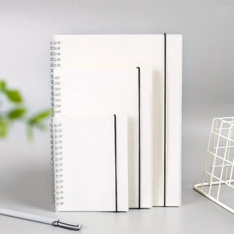 A5 A6 B5 Transparent Matting Coil Notebook Dot Blank Grid Paper Notepad Handmade Journal Diary Sketchbook For School Supplies
A5 A6 B5 Transparent Matting Coil Notebook Dot Blank Grid Paper Notepad Handmade Journal Diary Sketchbook For School Supplies