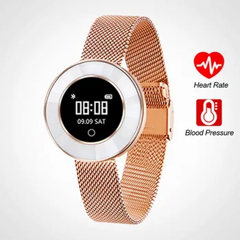 Women Smart Bracelet with Pressure Measurement Heart Rate Monitor Band IP68 Fitness Tracker Women Motion Tracking Pedometer
Women Smart Bracelet with Pressure Measurement Heart Rate Monitor Band IP68 Fitness Tracker Women Motion Tracking Pedometer