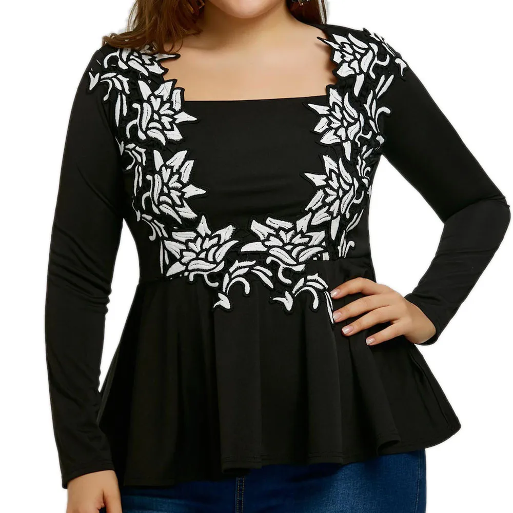 2018 Winter Auntum Large Size L-5XL Women T-shirt Strapless shoulder Lace T-shirt Long Sleeve Tops Bluse Blusa dropship 1A16*
2018 Winter Auntum Large Size L-5XL Women T-shirt Strapless shoulder Lace T-shirt Long Sleeve Tops Bluse Blusa dropship 1A16*