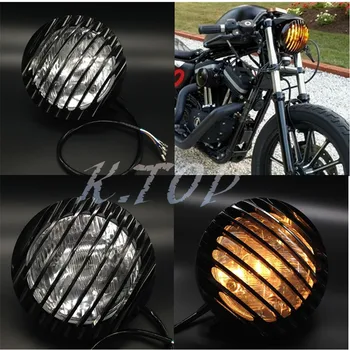 6'' 3/4'' Refit Black CNC Grill Cover Lights Motorcycle Halogen Headlight Fit For Harley Sportster XL883 XL1200
6'' 3/4'' Refit Black CNC Grill Cover Lights Motorcycle Halogen Headlight Fit For Harley Sportster XL883 XL1200