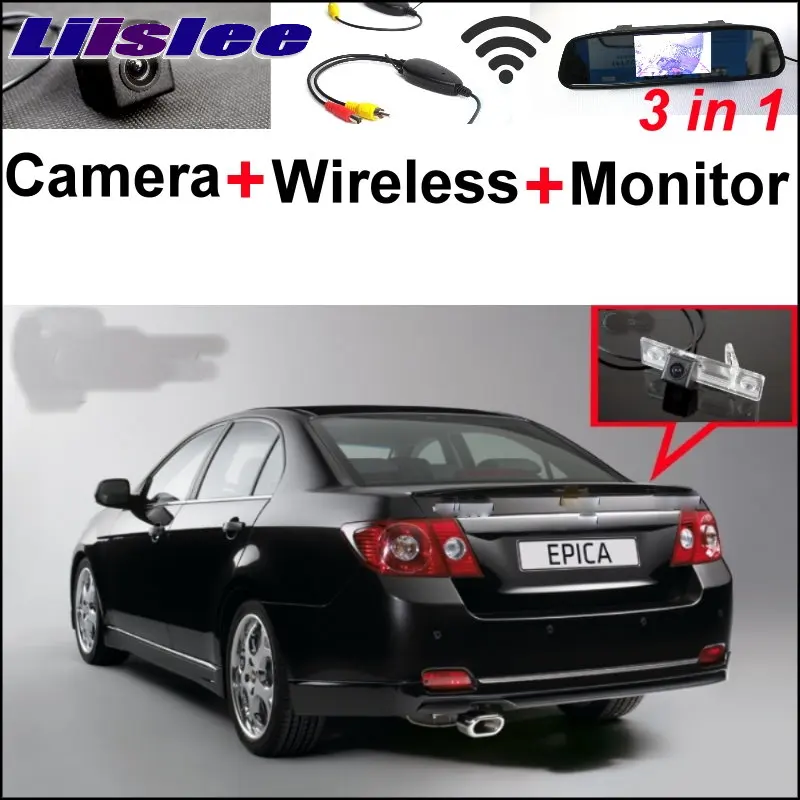 Liislee 3in1 Special Rear View Camera + Wireless Receiver + Mirror Monitor Parking System For Chevrolet Aveo Captiva Epica Lova
Liislee 3in1 Special Rear View Camera + Wireless Receiver + Mirror Monitor Parking System For Chevrolet Aveo Captiva Epica Lova