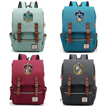 Ravenclaw Slytherin Gryffindor Hufflepuff Boy Girl Student School bag Teenagers Canvas Women Bagpack Men Backpack
Ravenclaw Slytherin Gryffindor Hufflepuff Boy Girl Student School bag Teenagers Canvas Women Bagpack Men Backpack