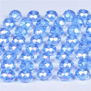 4mm 6mm 8mm Light Blue AB Color Rondelle Austria faceted Crystal Glass Beads Loose Spacer Round Beads for Jewelry Making
4mm 6mm 8mm Light Blue AB Color Rondelle Austria faceted Crystal Glass Beads Loose Spacer Round Beads for Jewelry Making