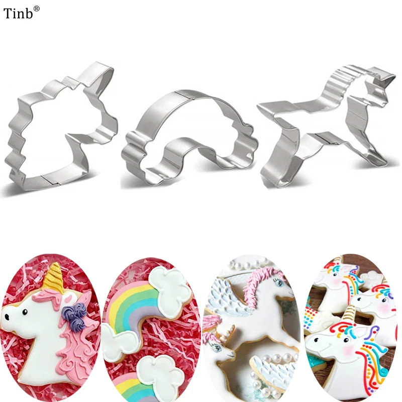 3pcs Unicorn Cookie Cutter Stainless Steel Cut Candy Biscuit Mold Cooking Tools Rainbow Metal Pastry Cake Fondant Cutters Mould
3pcs Unicorn Cookie Cutter Stainless Steel Cut Candy Biscuit Mold Cooking Tools Rainbow Metal Pastry Cake Fondant Cutters Mould