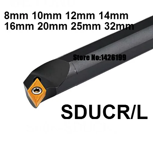 1PCS S08K-SDUCR07 S10K-SDUCR07 S12M-SDUCR07 S16Q-SDUCR11 S20R-SDUCR11 S25S-SDUCR11 S32T-SDUCR11 8mm-32mm CNC Turning tool
1PCS S08K-SDUCR07 S10K-SDUCR07 S12M-SDUCR07 S16Q-SDUCR11 S20R-SDUCR11 S25S-SDUCR11 S32T-SDUCR11 8mm-32mm CNC Turning tool
