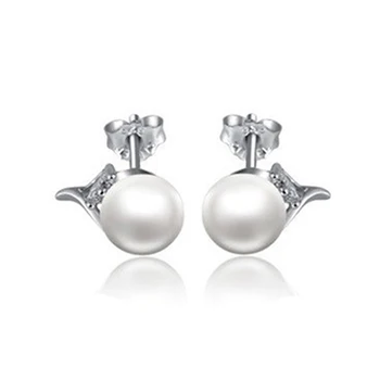 925 sterling silver pearl jewelry stud earrings 7mm semi round pearl cloves design setting CZ stone jewelry earring
925 sterling silver pearl jewelry stud earrings 7mm semi round pearl cloves design setting CZ stone jewelry earring
