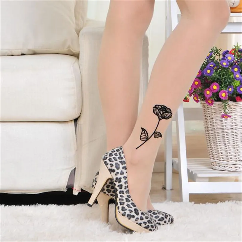 VIIANLES Sexy Stockings New Women Hot Fashion Rose Lovely Girl Cute Tattoo Pattern Love Printed Tights Skin Vacation Pantyhose
VIIANLES Sexy Stockings New Women Hot Fashion Rose Lovely Girl Cute Tattoo Pattern Love Printed Tights Skin Vacation Pantyhose