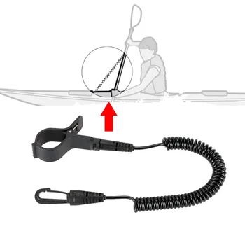 Boat Kayak Sup Coiled Paddle Leash For Kayak Paddle Leash Elastic Kayak Canoe Safety Rod Leash Stretch to 1.9M Kayak accessori
Boat Kayak Sup Coiled Paddle Leash For Kayak Paddle Leash Elastic Kayak Canoe Safety Rod Leash Stretch to 1.9M Kayak accessori